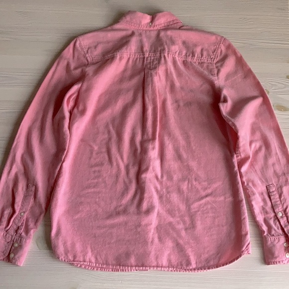 GAP Pink Cotton Button Down Shirt size XS - Picture 2 of 13